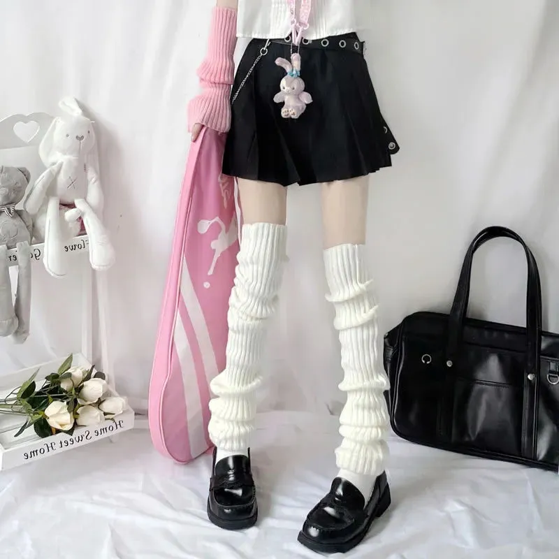 40-70CM Long Thigh High Leg Ankle Warmers