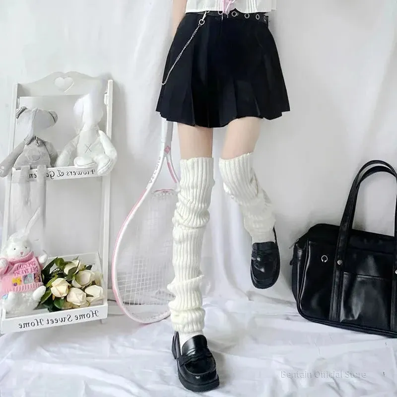 40-70CM Long Thigh High Leg Ankle Warmers