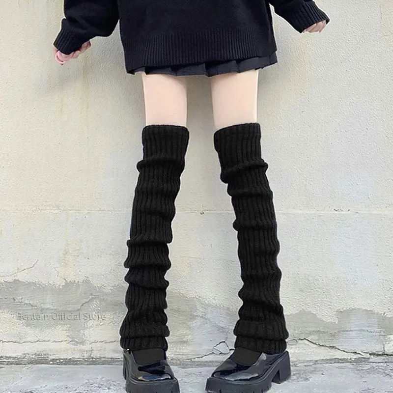 40-70CM Long Thigh High Leg Ankle Warmers