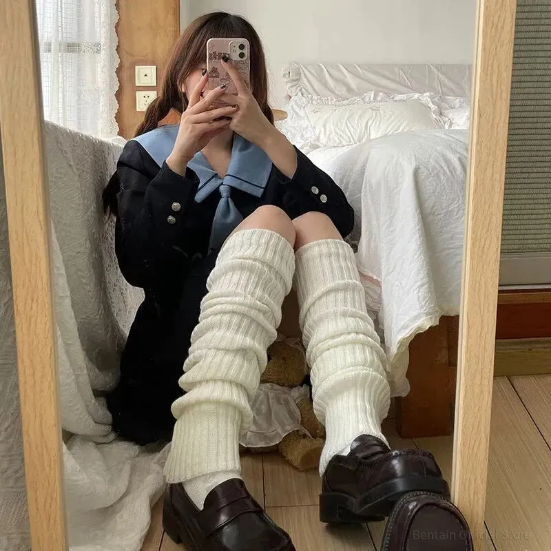 40-70CM Long Thigh High Leg Ankle Warmers