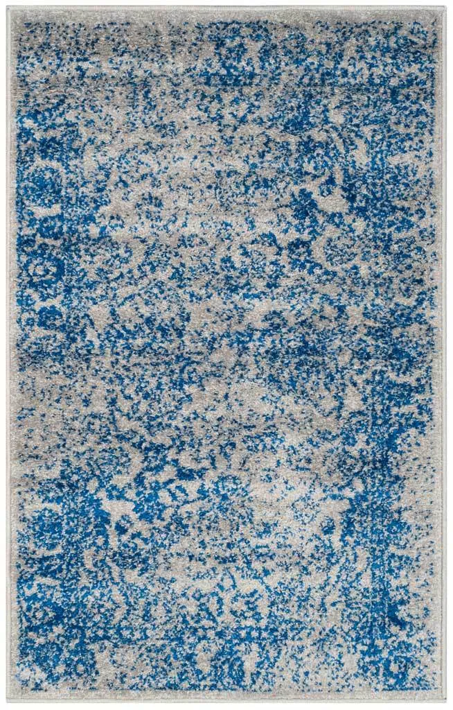 Adirondack Pastoral Gray/Blue Area Rug