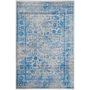 Adirondack Pastoral Gray/Blue Area Rug