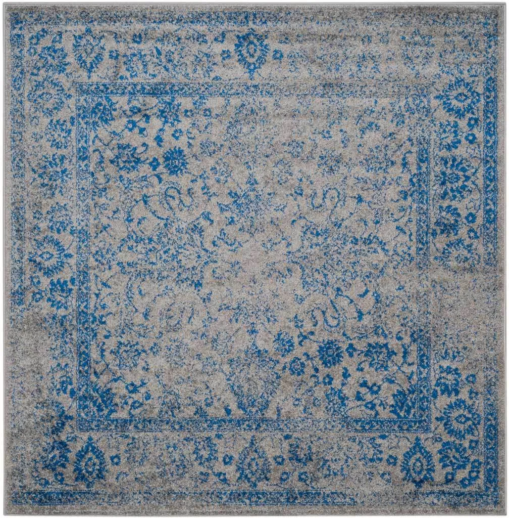 Adirondack Pastoral Gray/Blue Area Rug