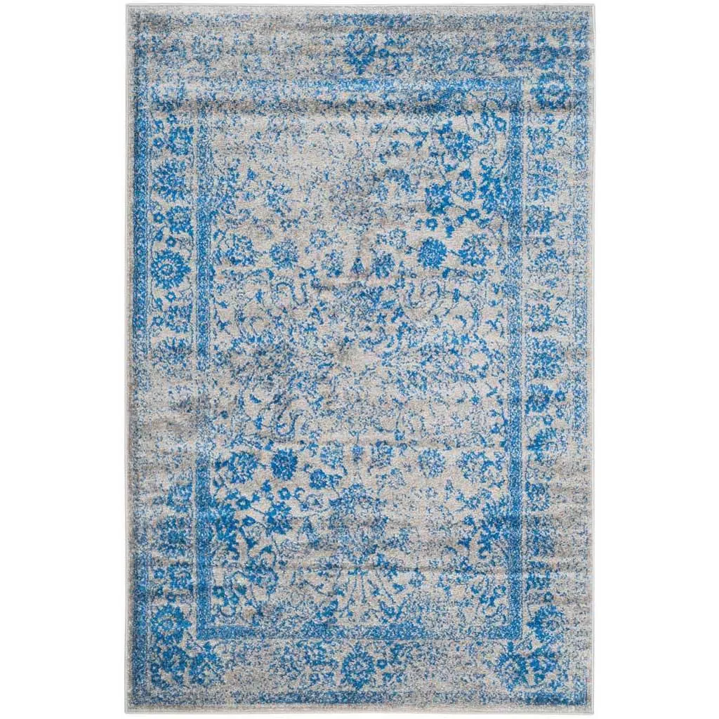 Adirondack Pastoral Gray/Blue Area Rug