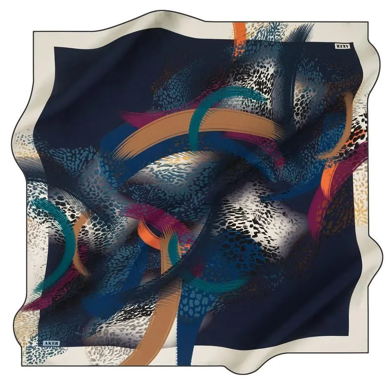 Aker Auckland Arty Silk Scarf No. 21