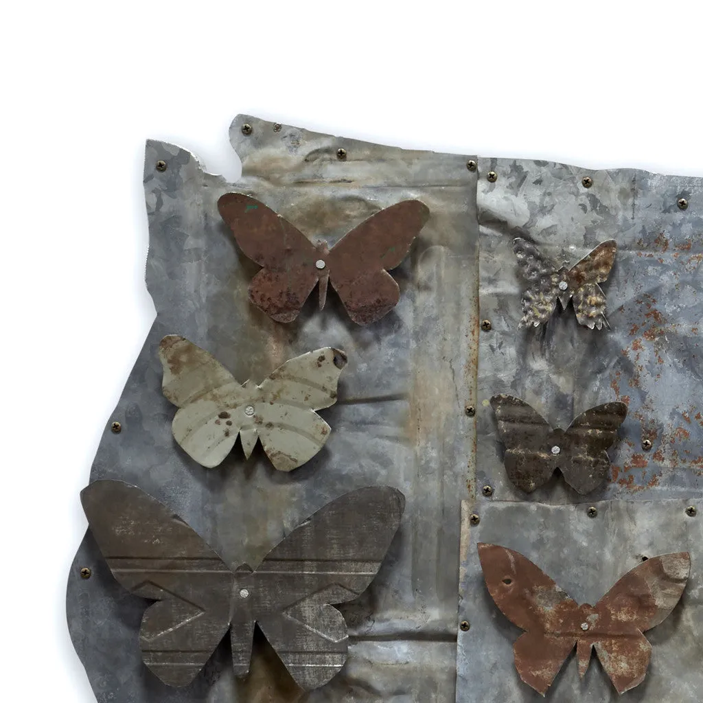 AMERICAN BUTTERFLIES COLLECTION (INDUSTRIAL) original metal wall sculpture