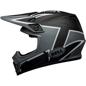 Bell Moto MX-9 MIPS Twitch Matte Black/Gray/White Large