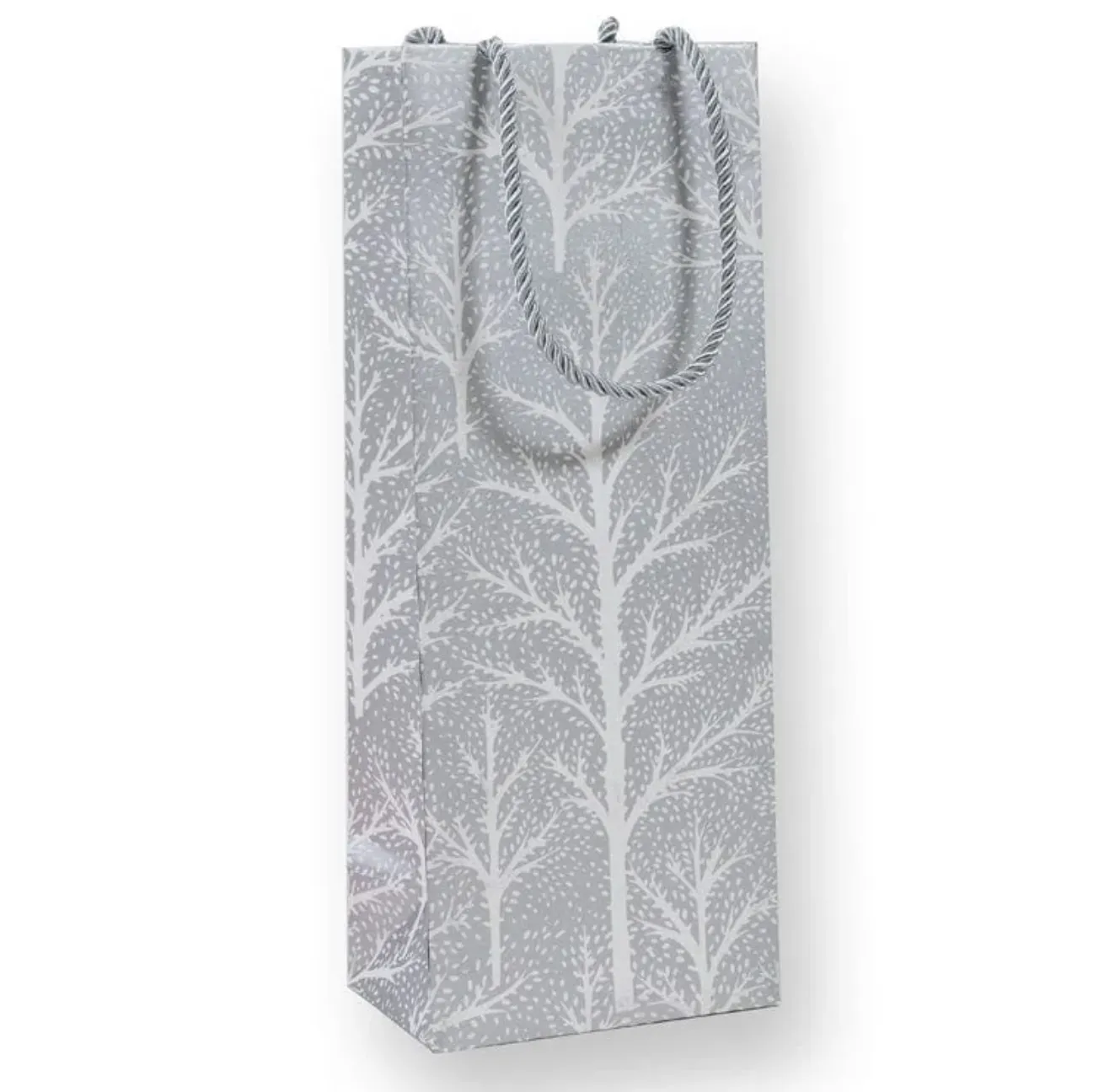 Caspari Winter Trees Wine & Bottle Gift Bag