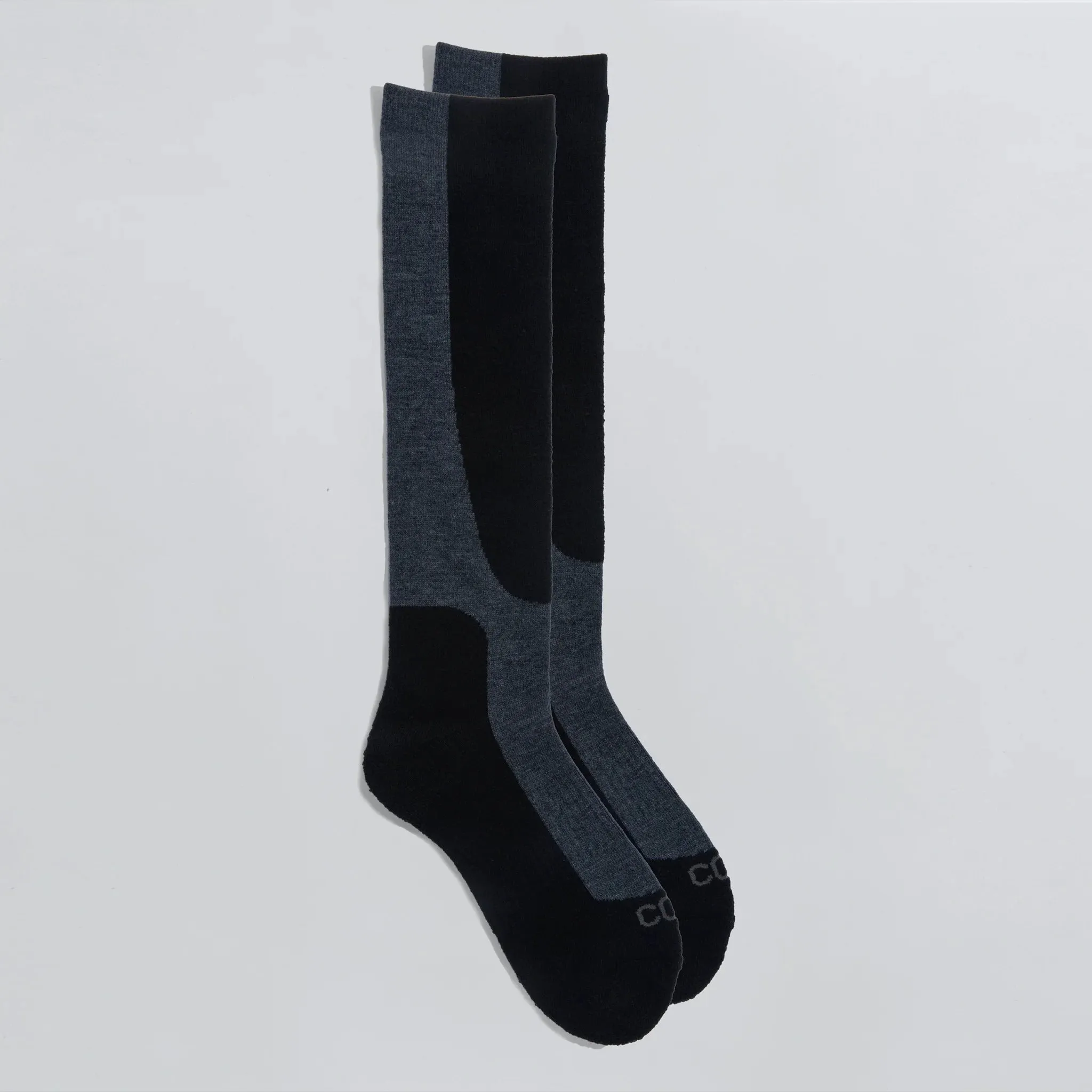 Coal Lightweight Snow Sock – Merino Wool Blend