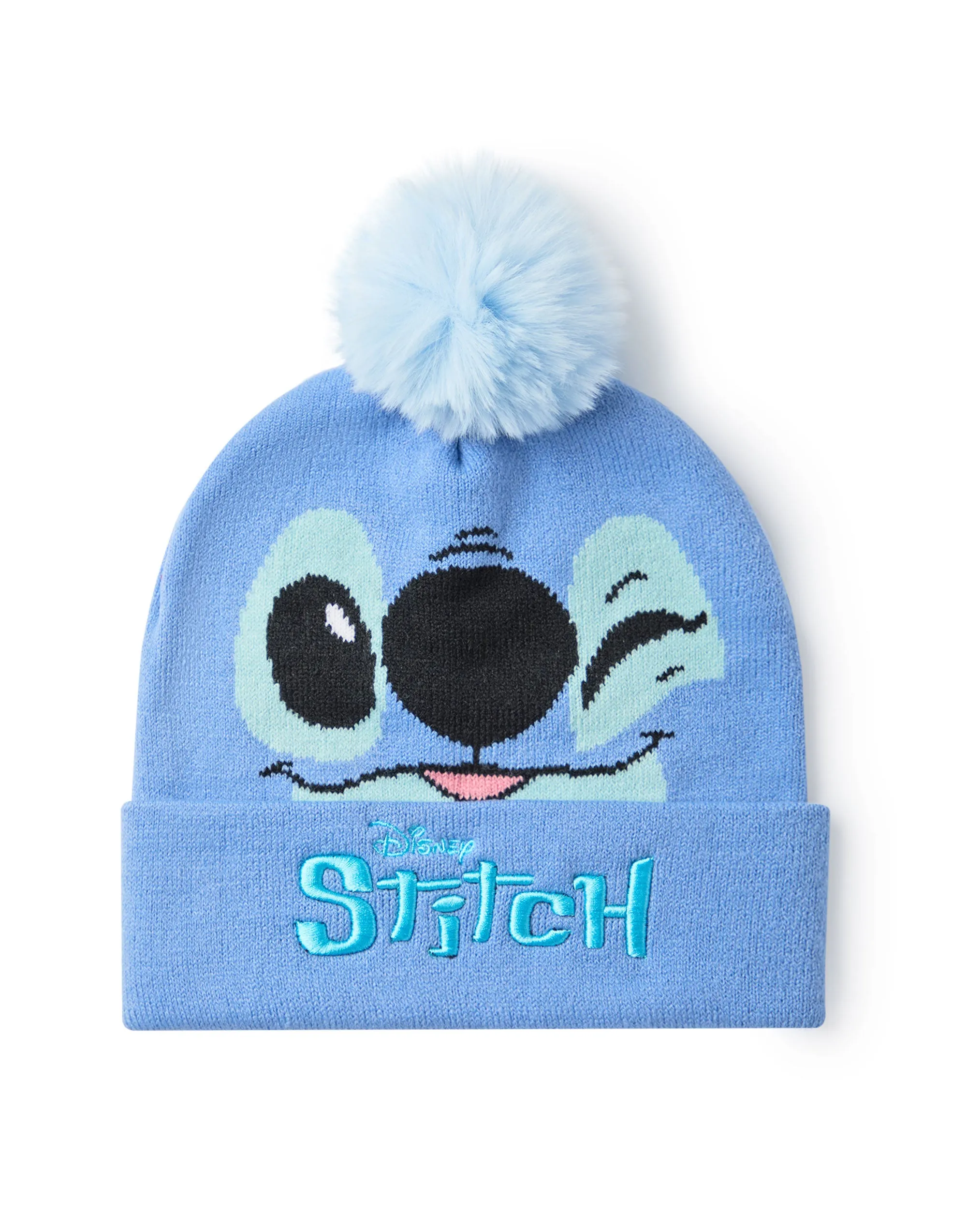 Disney Lilo & Stitch Girls Beanie Hat & Gloves Set