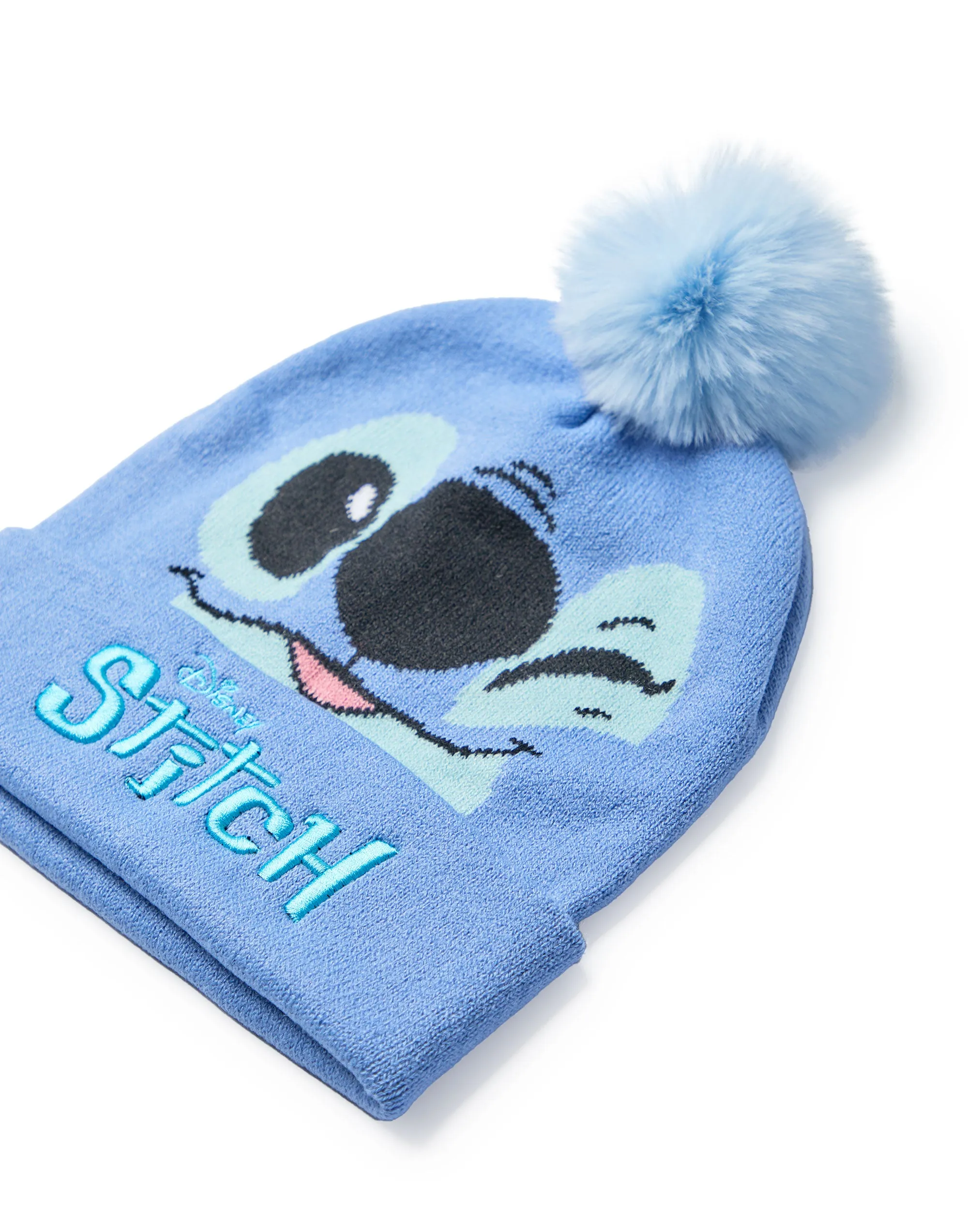 Disney Lilo & Stitch Girls Beanie Hat & Gloves Set