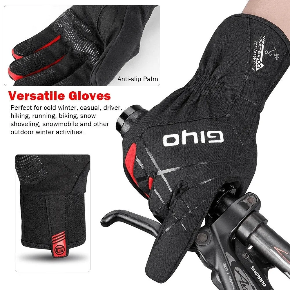 Extended Cycling Thickened Windproof Gloves for Men and Women - SF0403