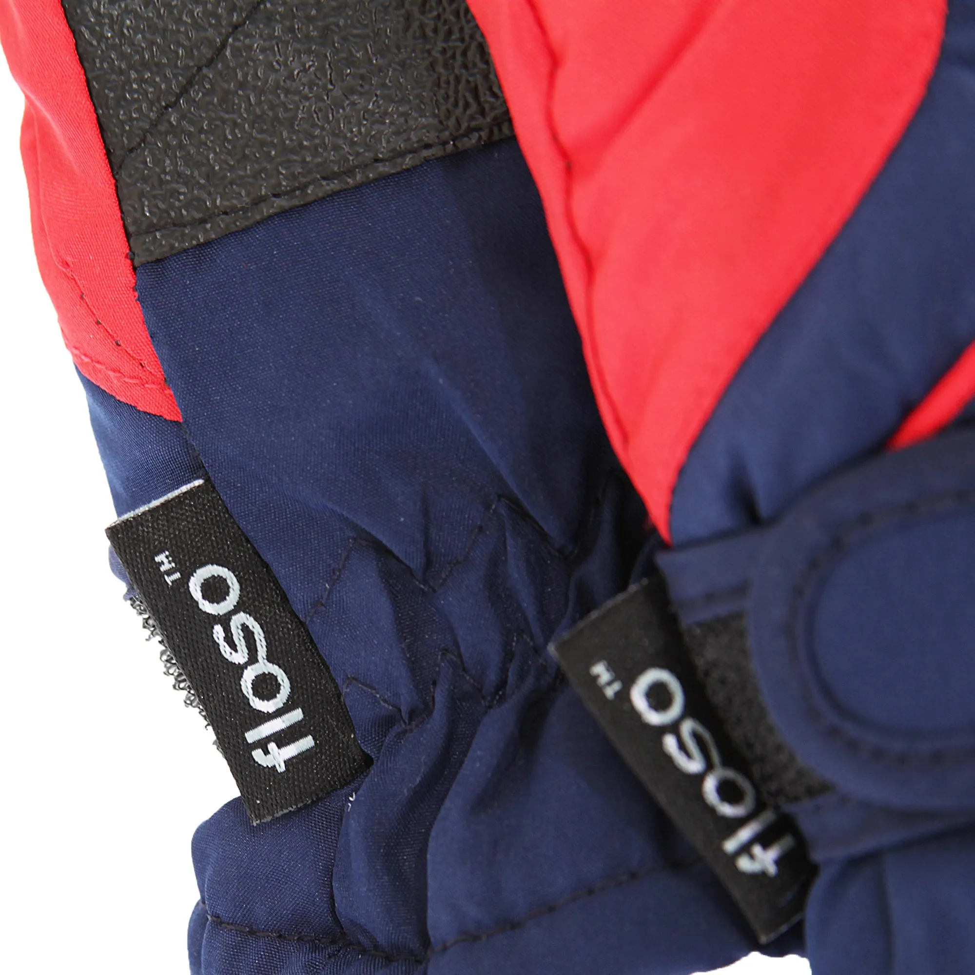 FLOSO Kids/Childrens Extra Warm Thermal Padded Ski Gloves With Palm Grip