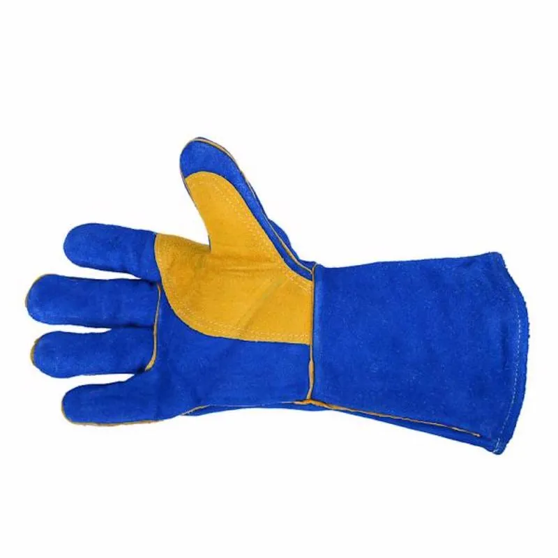 Forney 13 in. Insulated Leather Welding Gloves Blue XL 1 pk