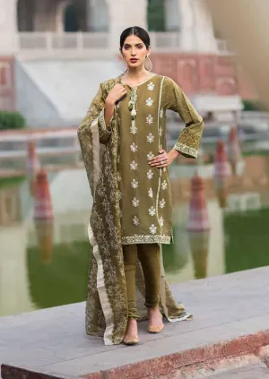 Gul Ahmed Glamorous Luxury Limited Eid Edition 2019 – 3 PC Embroidered Suit EA-83