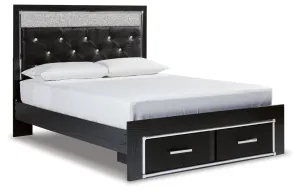 Kaydell Queen Upholstered Panel Storage Bed