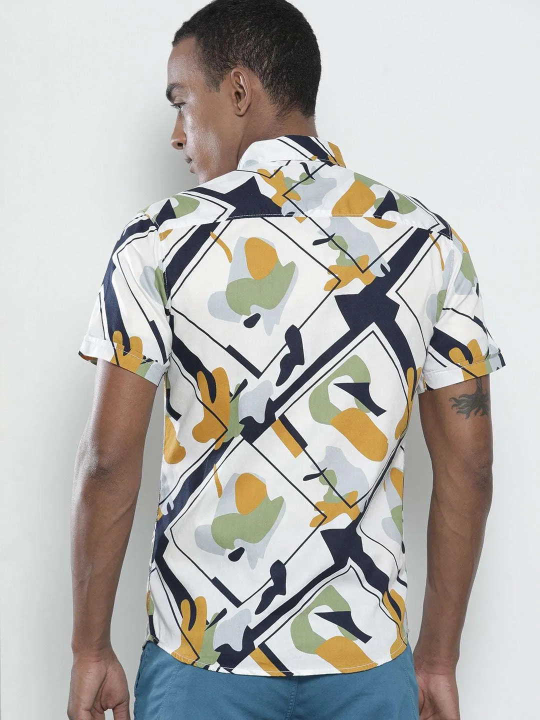 Men's Abstract Casual Shirt