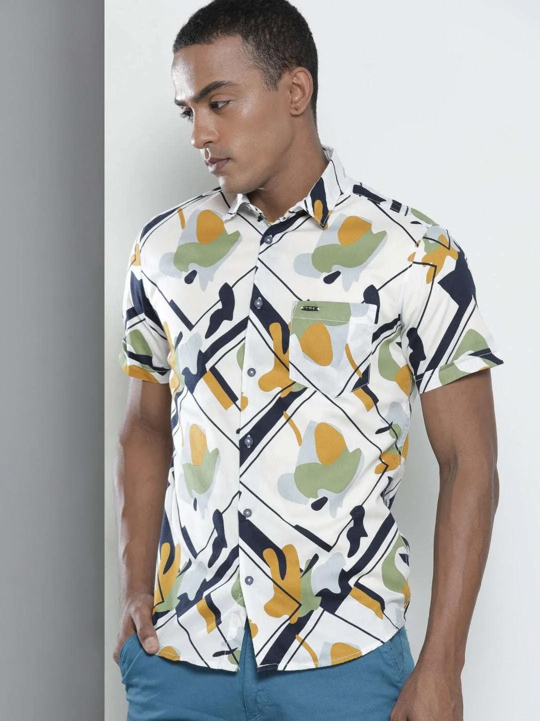 Men's Abstract Casual Shirt