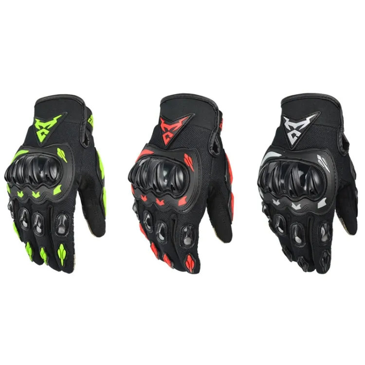 MOTOCENTRIC 13-MC-010 Touch Screen Motorcycle Breathable Gloves, Specification: XXL(Green)