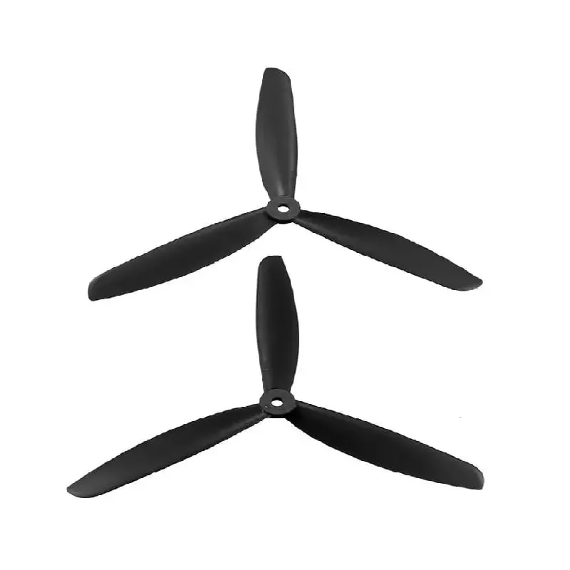 Orange HD 7035 Hurricane Glass Fiber Nylon 3 Blade Propellers 2CW 2CCW – Black