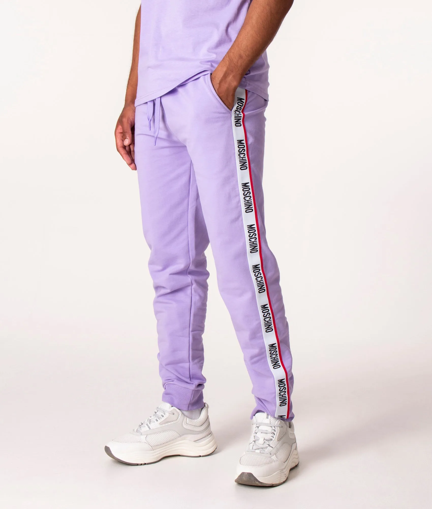 Regular Fit Logo Taped Joggers