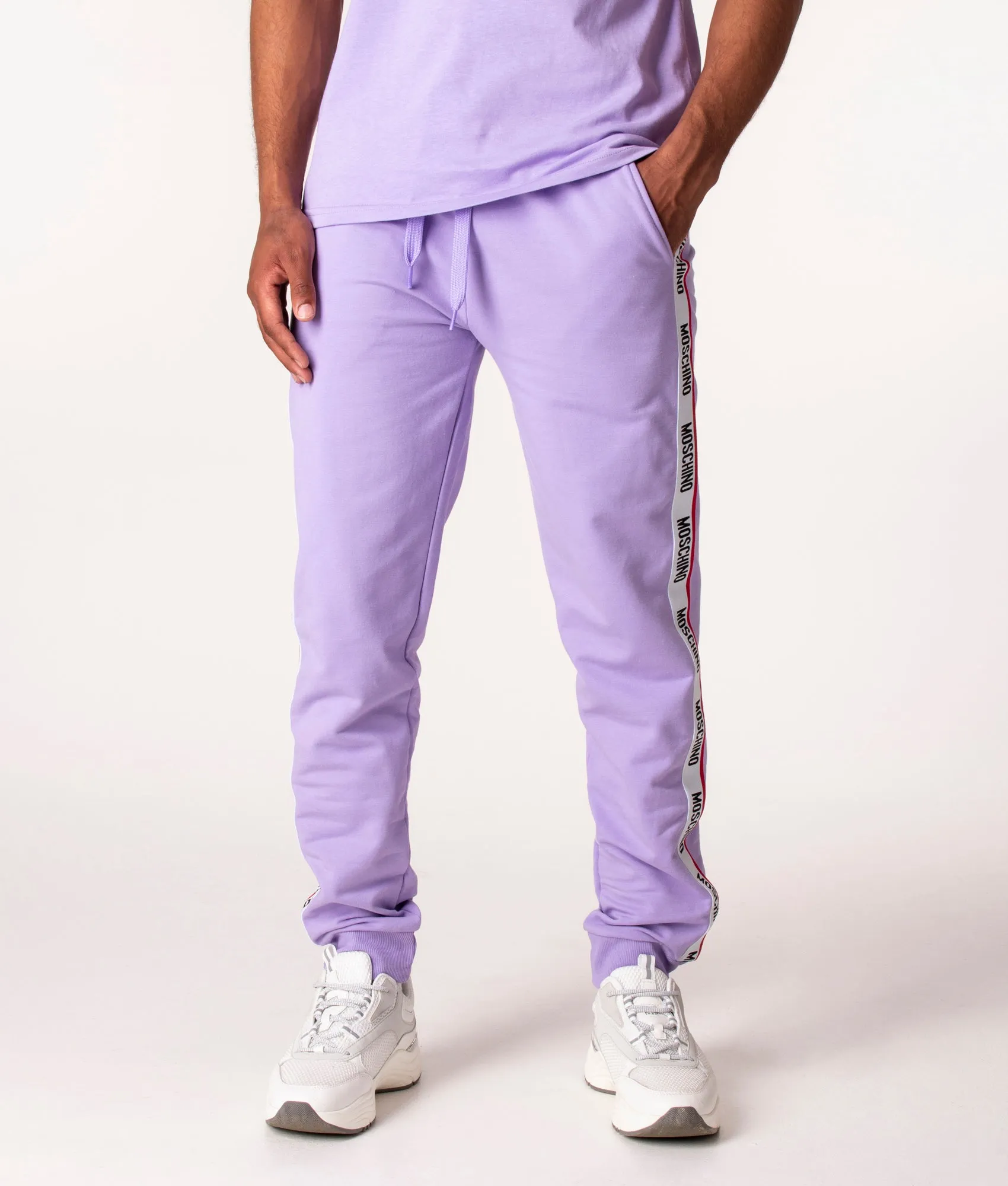 Regular Fit Logo Taped Joggers