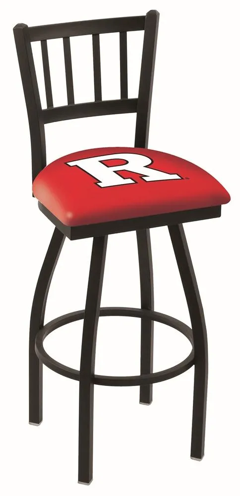 Rutgers Scarlet Knights HBS "Jail" Back High Top Swivel Bar Stool Seat Chair