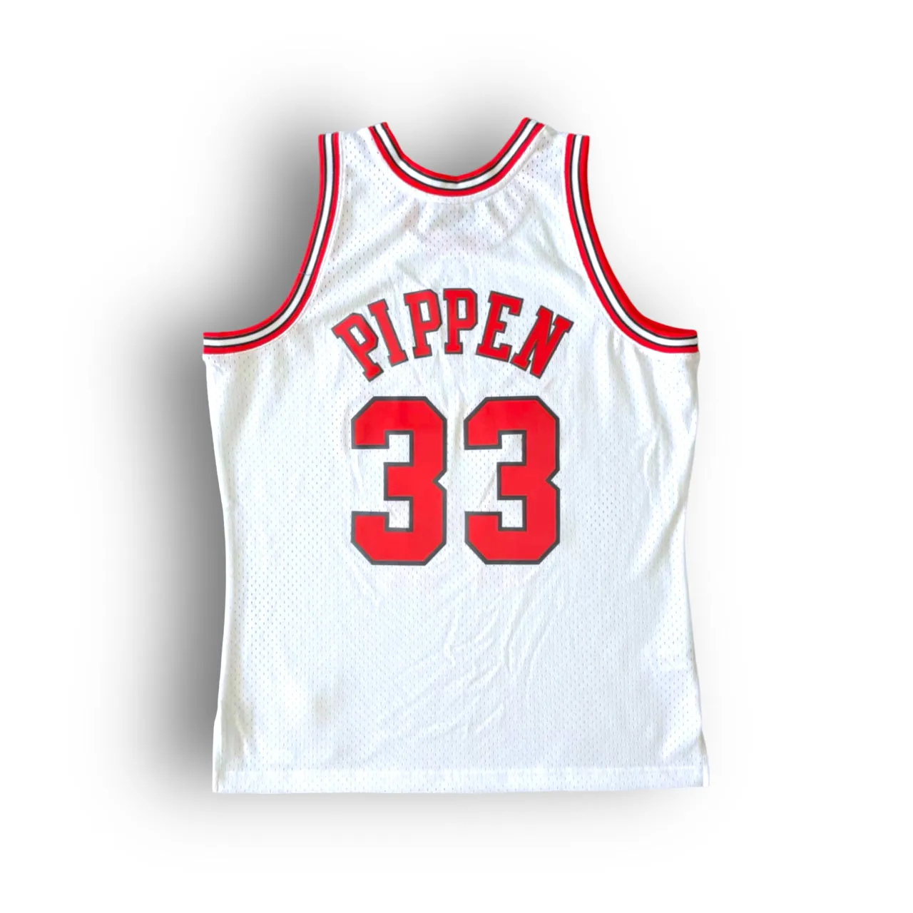 Scottie Pippen 1997-1998 Chicago Bulls Home Mitchell & Ness Swingman Jersey - White