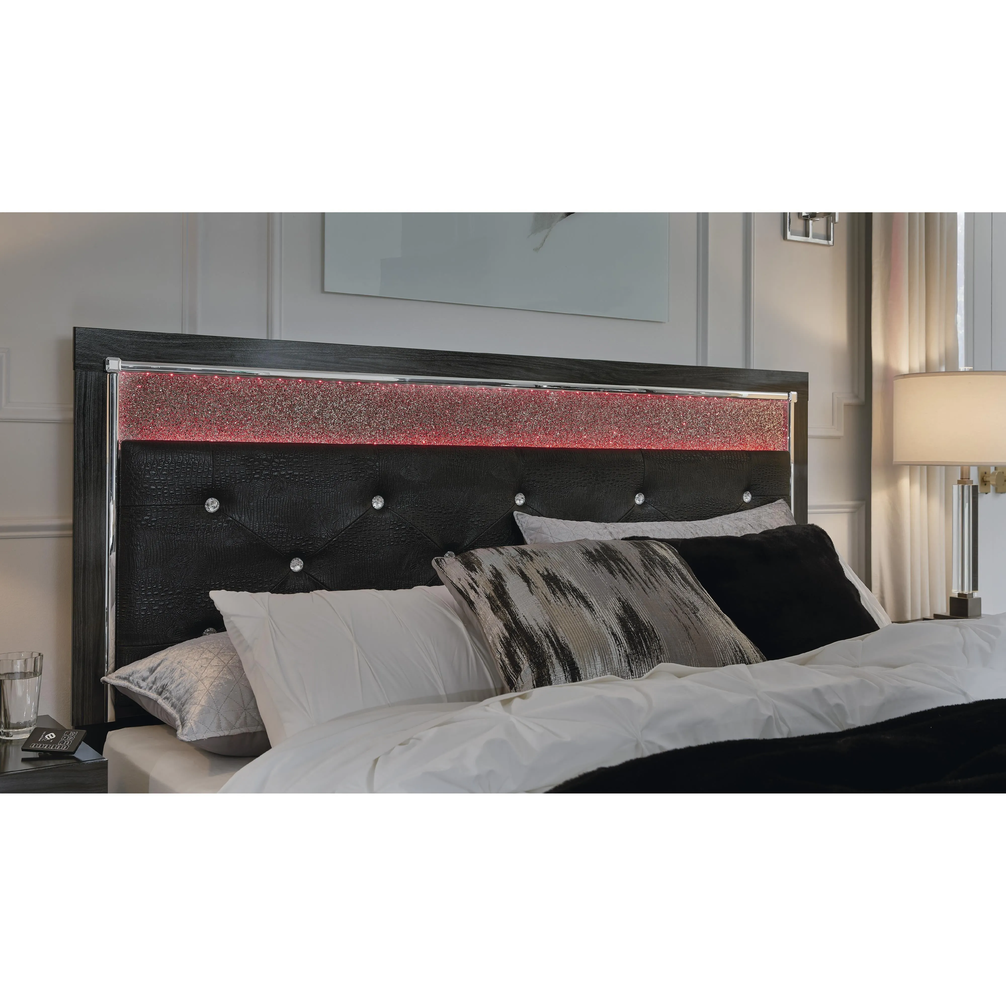 Signature Design by Ashley Kaydell B1420-157 Queen Upholstered Panel Headboard