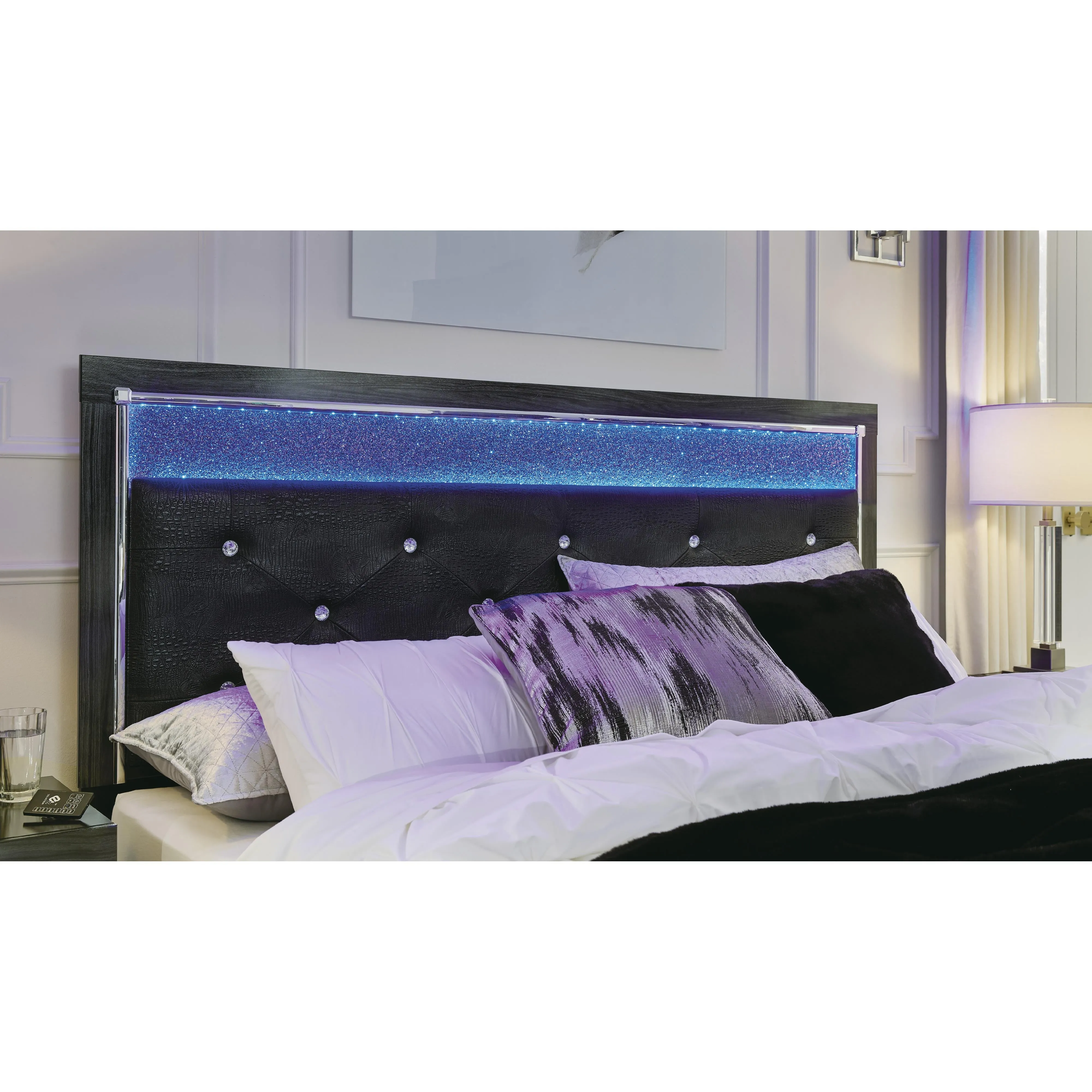 Signature Design by Ashley Kaydell B1420-157 Queen Upholstered Panel Headboard