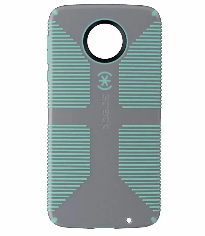 Speck CandyShell Grip Series Hardshell Case for Moto Z Droid - Gray/Light Green