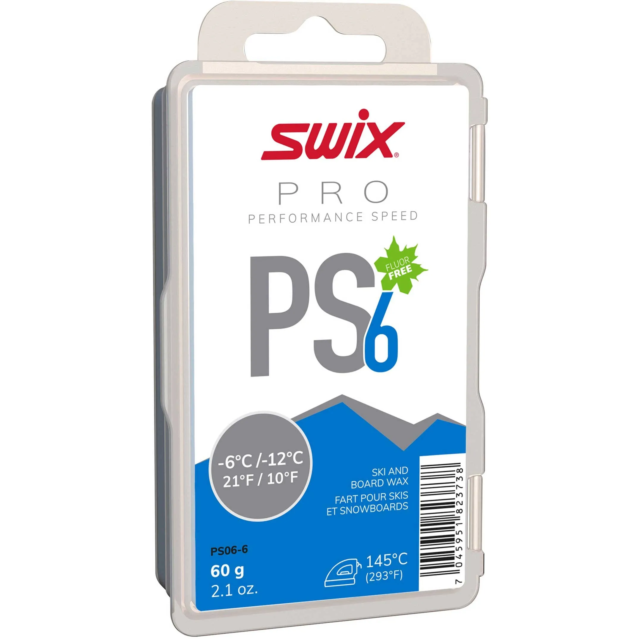 Swix PS6 60g Wax - Blue - 2025