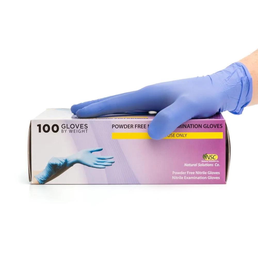 UR® Blue Disposable Nitrile Gloves — Box of 100