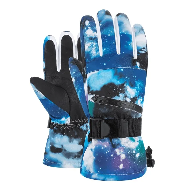 Waterproof Unisex Ski Gloves with Adjustable Fastener - SF1906