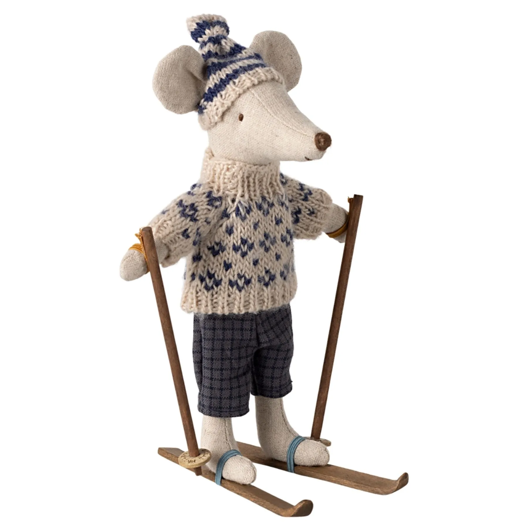 Winter Mouse with Hat Ski Set