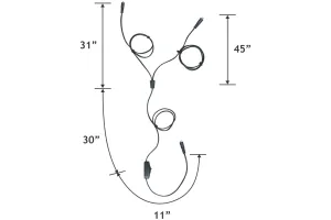 Y-switch-cord for Heated Gloves & Glove Liners