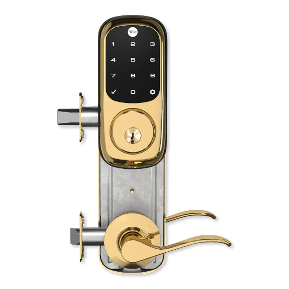 Yale Z-Wave Plus Assure Interconnected Lockset with Touchscreen Deadbolt, Norwood Lever, Right-Handed